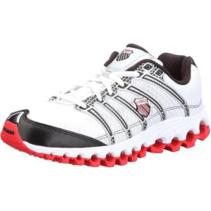 image:imageKSWISS Mens Tubes Run 100 A Running ShoeWhite Black Fiery Red