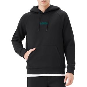image:imageKSwiss Heritage Mens Hoodies  Pullover Long Sleeve Sweatshirt Casual Club Hooded for Gym WorkoutBlack