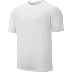 image:imageKSwiss Mens Athletic Workout TShirts  DryAero Performance Lightweight Quick Dry Shirts Tops for Tennis Running GymWhite