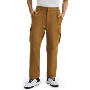image:imageKSwiss Mens Cargo Pants  Relaxed Fit Tapered Pants Sweatpants with Pockets for Casual OutdoorGreenBrown