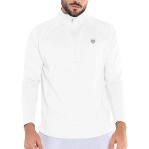 image:imageKSwiss Mens Core Swift 14 Zip LS  White itemprop name