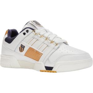 image:imageKSwiss Mens Gstaad Gold SneakerBrilliant WhiteNavyHoney Gold