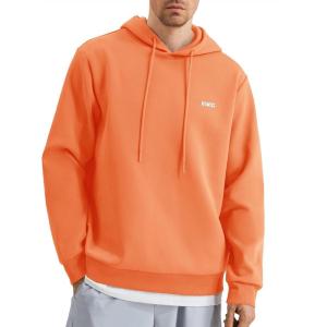 image:imageKSwiss Mens Hoodies  Pullover Long Sleeve Sweatshirt Casual Club Hooded for Gym WorkoutOrange