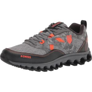 image:imageKSwiss Mens Tubes 200 Trail Running ShoeSteel GrayJet BlackRed Orange
