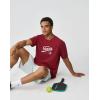 image:imageKSwiss Mens Classic Sportswear TShirt  Ultra Soft Short Sleeve Crewneck TShirts with Graphic for Tennis Golf Gym CasualRedBlack