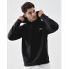image:imageKSwiss Mens Tennis Print Hoodie  Long Sleeve Pullover Hooded Sweatshirts with Kangaroo PocketsBlackBlack