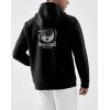 image:imageKSwiss Mens Tennis Print Hoodie  Long Sleeve Pullover Hooded Sweatshirts with Kangaroo PocketsBlackBlack