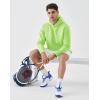 image:imageKSwiss Mens Tennis Print Hoodie  Long Sleeve Pullover Hooded Sweatshirts with Kangaroo PocketsGreen