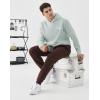 image:imageKSwiss Mens Tennis Print Hoodie  Long Sleeve Pullover Hooded Sweatshirts with Kangaroo PocketsMint GreyGrey