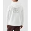image:imageKSwiss Mens Tennis Print Hoodie  Long Sleeve Pullover Hooded Sweatshirts with Kangaroo PocketsWhite