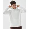 image:imageKSwiss Mens Tennis Print Hoodie  Long Sleeve Pullover Hooded Sweatshirts with Kangaroo PocketsWhite