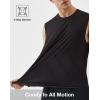 image:imageKSwiss Mens Workout Tank Top  DryAero Performance Sleeveless Running Shirts Quick Dry for Tennis Athletic GymBlackSilver