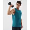 image:imageKSwiss Mens Workout Tank Top  DryAero Performance Sleeveless Running Shirts Quick Dry for Tennis Athletic GymGreenBlue