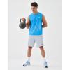 image:imageKSwiss Mens Workout Tank Top  DryAero Performance Sleeveless Running Shirts Quick Dry for Tennis Athletic GymNavyGrey