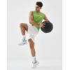 image:imageKSwiss Mens Workout Tank Top  DryAero Performance Sleeveless Running Shirts Quick Dry for Tennis Athletic GymWhiteGreen