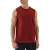 image:imageKSwiss Mens Workout Tank Top  DryAero Performance Sleeveless Running Shirts Quick Dry for Tennis Athletic GymRedBlack