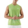 image:imageKSwiss Mens Workout Tank Top  DryAero Performance Sleeveless Running Shirts Quick Dry for Tennis Athletic GymWhiteGreen