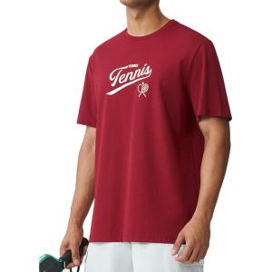 image:imageKSwiss Mens Classic Sportswear TShirt  Ultra Soft Short Sleeve Crewneck TShirts with Graphic for Tennis Golf Gym CasualRedBlack