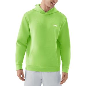 image:imageKSwiss Mens Tennis Print Hoodie  Long Sleeve Pullover Hooded Sweatshirts with Kangaroo PocketsGreen