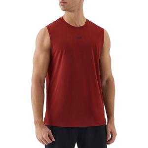 image:imageKSwiss Mens Workout Tank Top  DryAero Performance Sleeveless Running Shirts Quick Dry for Tennis Athletic GymRedBlack