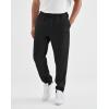 image:imageKSwiss Mens Jogger with Pockets  Relaxed Fit Tapered Pants Sweatpants with Drawstring for Casual LoungeBlack