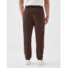 image:imageKSwiss Mens Jogger with Pockets  Relaxed Fit Tapered Pants Sweatpants with Drawstring for Casual LoungeBrown