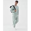 image:imageKSwiss Mens Jogger with Pockets  Relaxed Fit Tapered Pants Sweatpants with Drawstring for Casual LoungeMint Grey
