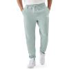 image:imageKSwiss Mens Jogger with Pockets  Relaxed Fit Tapered Pants Sweatpants with Drawstring for Casual LoungeMint Grey