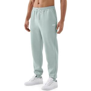 image:imageKSwiss Mens Jogger with Pockets  Relaxed Fit Tapered Pants Sweatpants with Drawstring for Casual LoungeMint Grey
