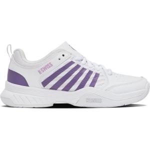 image:imageKSwiss Womens Court Express 2 Tennis ShoeWhitePurple HazeNeon Lavender