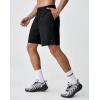 image:imageKSwiss Mens Running Athletic Shorts 8  Lightweight Quick Dry Workout Gym Tennis Knit Shorts Active SportBlackBlack