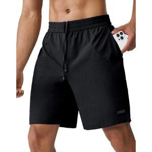 image:imageKSwiss Mens Running Athletic Shorts 8  Lightweight Quick Dry Workout Gym Tennis Knit Shorts Active SportBlackBlack