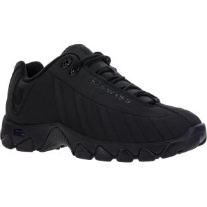image:imageKSwiss Mens ST329 CMF Sneaker Wide Tennis Walking Shoes Leather UpperBlackBlackBlack