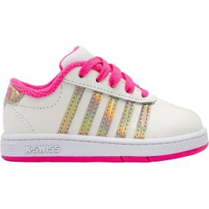 image:imageKSwiss Kids Classic Pro SneakerSnow WhiteHot PinkIridescent