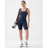 image:imageKSwiss Crop Tank Tops for Women  Square Neck Longline Sports Bras PaddedBlue