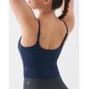 image:imageKSwiss Crop Tops for Women  Adjustable Thin Straps Square Neck Padded Sports BraBlue