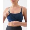 image:imageKSwiss Crop Tops for Women  Adjustable Thin Straps Square Neck Padded Sports BraBlue