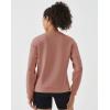 image:imageKSwiss Cropped Sweatshirts for Women  Crewneck Pullover Sweatshirt Long Sleeve Workout Crop Tops Soft and LightweightDeep Brown