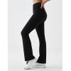 image:imageKSwiss Flare Leggings for Women  Soft Stretchy High Waist Yoga Pants Workout Gym CasualBlack