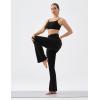 image:imageKSwiss Flare Leggings for Women  Soft Stretchy High Waist Yoga Pants Workout Gym CasualBlack