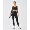 image:imageKSwiss High Waisted Leggings for Women  No See Through Seamless Yoga Workout Lounge Athletic Pants Soft StretchyBlackBlack