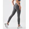 image:imageKSwiss High Waisted Leggings for Women  No See Through Seamless Yoga Workout Lounge Athletic Pants Soft StretchySilverBlack