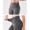 image:imageKSwiss High Waisted Leggings for Women  No See Through Seamless Yoga Workout Lounge Athletic Pants Soft StretchySilverBlack