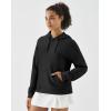 image:imageKSwiss Hoodies for Women  Long Sleeve Pullover Hooded Sweatshirt with Pocket Casual Athletic Workout TopBlackBlack