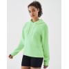 image:imageKSwiss Hoodies for Women  Long Sleeve Pullover Hooded Sweatshirt with Pocket Casual Athletic Workout TopGreenWht
