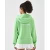 image:imageKSwiss Hoodies for Women  Long Sleeve Pullover Hooded Sweatshirt with Pocket Casual Athletic Workout TopGreenWht