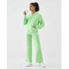 image:imageKSwiss Hoodies for Women  Long Sleeve Pullover Hooded Sweatshirt with Pocket Casual Athletic Workout TopGreenWht