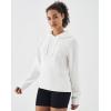 image:imageKSwiss Hoodies for Women  Long Sleeve Pullover Hooded Sweatshirt with Pocket Casual Athletic Workout TopWhite