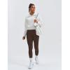 image:imageKSwiss Leggings for Women  Soft Stretchy High Waist 25 with Pockets Lounge Yoga Pants Workout Athletic Casual01mini Pocketdark Brown