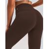 image:imageKSwiss Leggings for Women  Soft Stretchy High Waist 25 with Pockets Lounge Yoga Pants Workout Athletic Casual01mini Pocketdark Brown